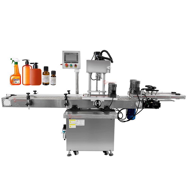 ອັດຕະໂນມັດ Servo Motor Capping Machine