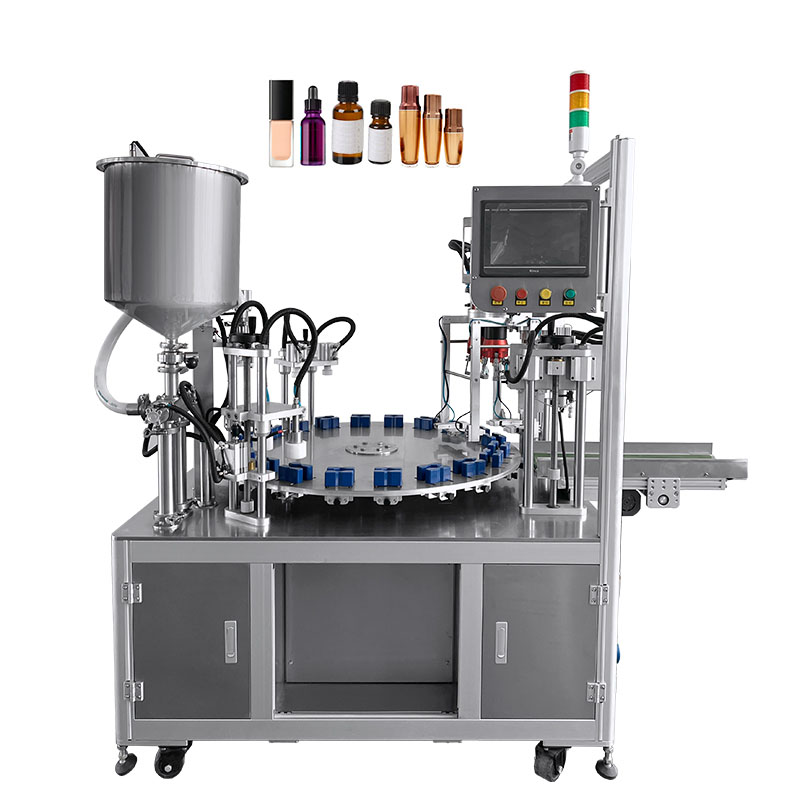 ສອງຫົວ Emulsion Filling ແລະ Capping Machine